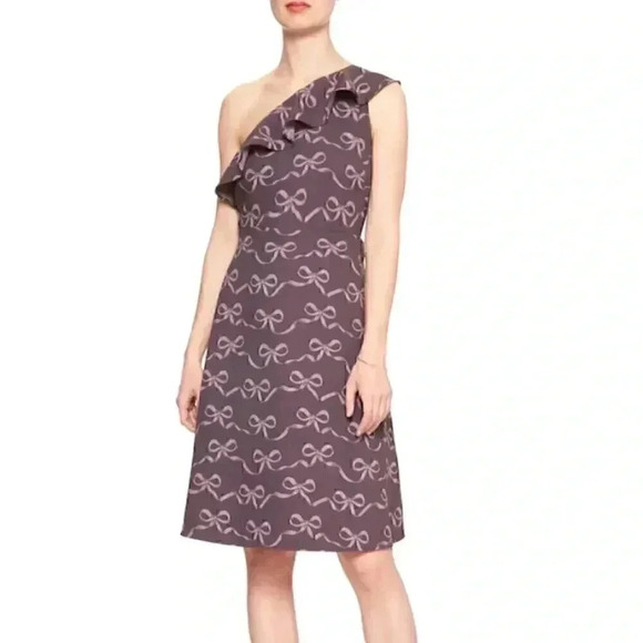 Banana Republic one shoulder dress sz 10 - Picture 5 of 6